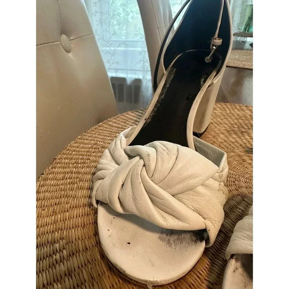 Rebecca Minkoff women’s size 8M white heels - Picture 3 of 9